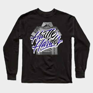 Hustle Harder Dark Concord Long Sleeve T-Shirt